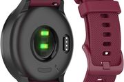 Silicone Quick Release Strap, 20mm - Compatible With Garmin Venu 2/Sq 2 Plus/Sq/Venusq; Vivomove 3/HR/Luxe