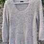 Beige Fuzzy Chenille with Gold Iridescent Sequins Jumper Image 7