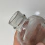 339 - Set of 2 Vintage Clear Glass Collectible Decorative Medicine Bottles Image 6
