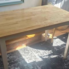 Practically As New - Solid 4Ft Wooden Kitchen Dining Table - Can Deliver