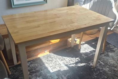 Practically As New - Solid 4Ft Wooden Kitchen Dining Table - Can Deliver