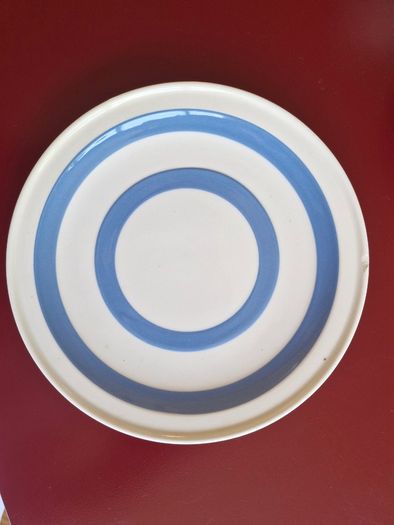 Vintage Blue & White Carrigaline Pottery Set