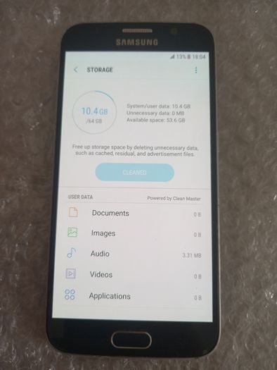 Samsung Galaxy smartphone - cracked screen
