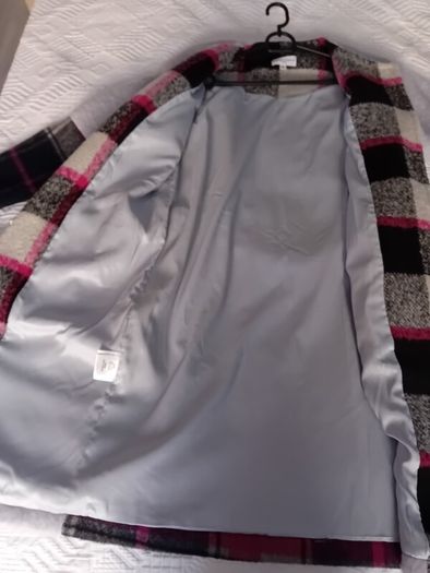Wool Coat - American brand Almost Famous - Fits UK 8 - Brand New RRP 300