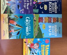 Children Book Bundle x5 - Hundred Decker Bus & Rocket, Little Cockroach, Sammy Striker