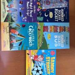 Children Book Bundle x5 - Hundred Decker Bus & Rocket, Little Cockroach, Sammy Striker