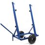 Tyre Trolley Max. 200 kg with Height-Adjustable Storage Supports 280 - 830 mm Steel Image 3