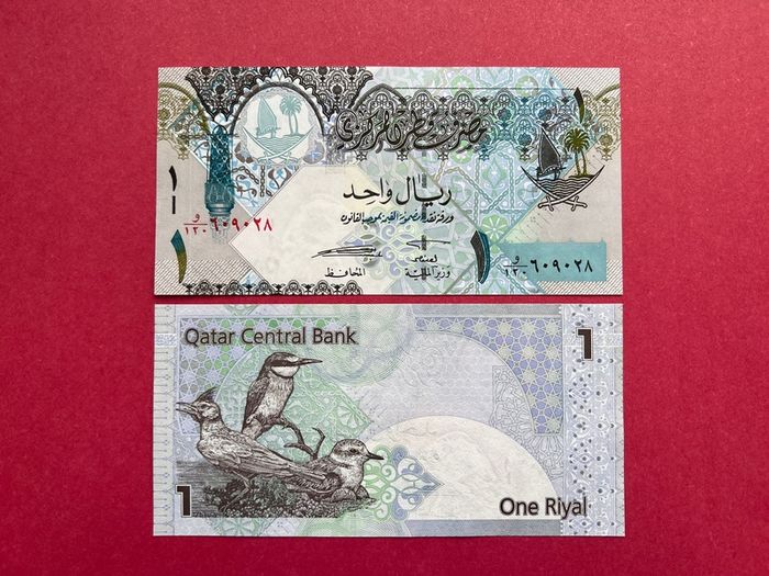 Qatar. 1  Riyal. 2008. ( Uncirculated )