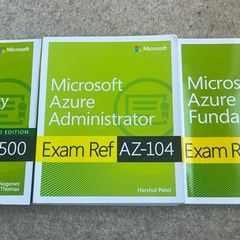 Microsoft Azure Exam ref books Security Administrator Fundamentals AZ104 AZ500 AZ900
