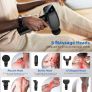 Massage Gun Deep Tissue Quiet Professional Handheld 30 Speeds Muscle Gun,6 Heads Image 4