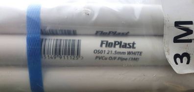 white pvc pipe 21.5 mm