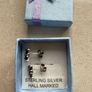 Sterling silver cubic zirconia stud earrings Image 3