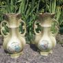 Antique Staffordshire Vases. Image 2