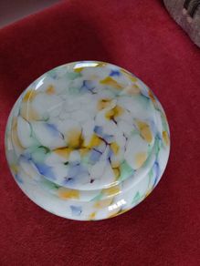 Art Deco "fly catcher" glass light shade