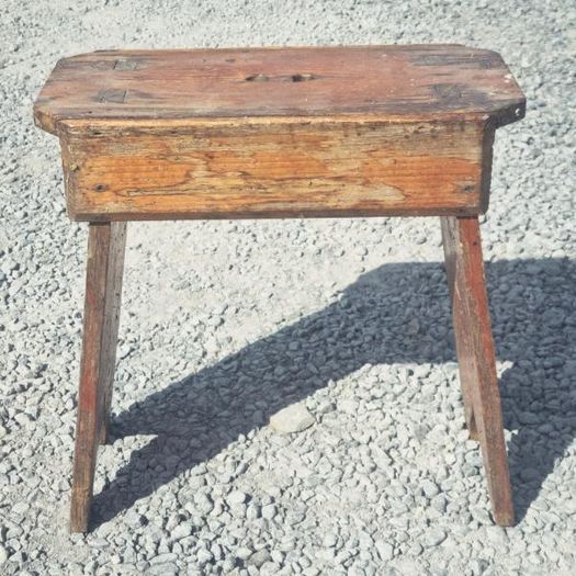 Wooden Footstool Small KAS1308
