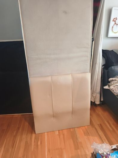 Solid Single Divan Bed Base with Matching Headboard  Clean & Sturdy Condition