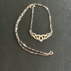 silver necklace