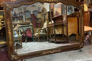 FLASH SALE! Was 595 now 450 ! A Very Good Walnut And Mahogany Overmantle Mirror