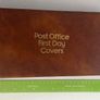 Small Brown Post Office First Day Cover Album with 20 leaves Image 2