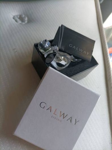 Michael Kors Gold Diamond Bracelet and Galway Crystal Dog