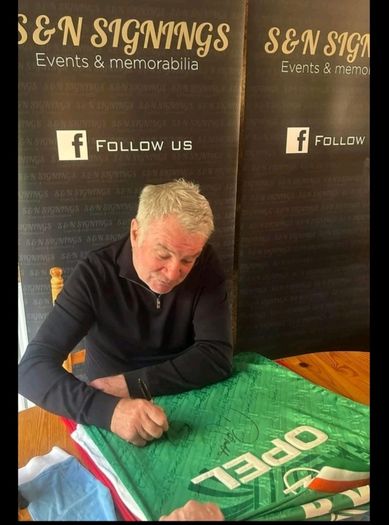 Original 1994 jersey signed by McGrath and Houghton