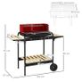 Charcoal BBQ, with Five Position Grill Grate - Red Image 4