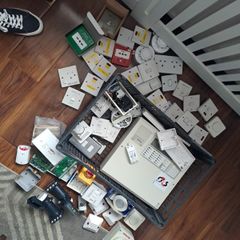 job lot alarm and electric items