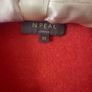 N.Peal London 100% Cashmere Jumper XS Coral V-Neck Luxury Knit Image 3