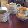 Nicholas Mosse Lavender limited edition from USA.  New Tea set.  . A tea pot , large mug , creamer and sugar bowl Image 2