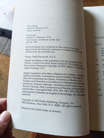 The Rites of the Catholic Church as Revised by the Second Vatican Ecumenical Council