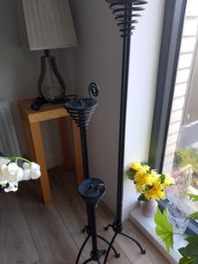 Cast Iron Candle Holders
