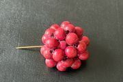 Wooden brooch