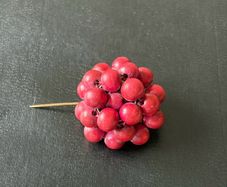 Wooden brooch