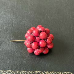 Wooden brooch