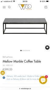 WOO Design Mellow Marble Coffee Table