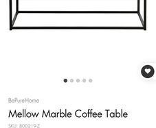 WOO Design Mellow Marble Coffee Table