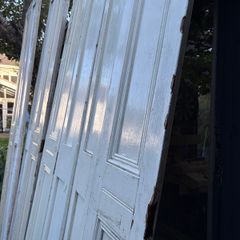 Two pairs of matching Victorian shutters