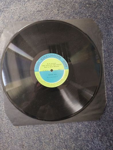 Hp Lovecraft Rats in the walls Read by David McCallum lp