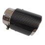 Car Exhaust Tip 64-67mm Carbon Fiber Image 3