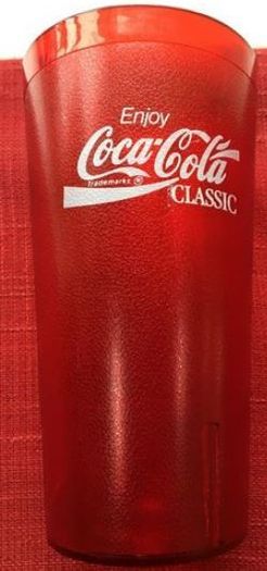 Coca Cola Rare American Plastic Glass
