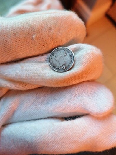 1838 Silver Two Pence Coin