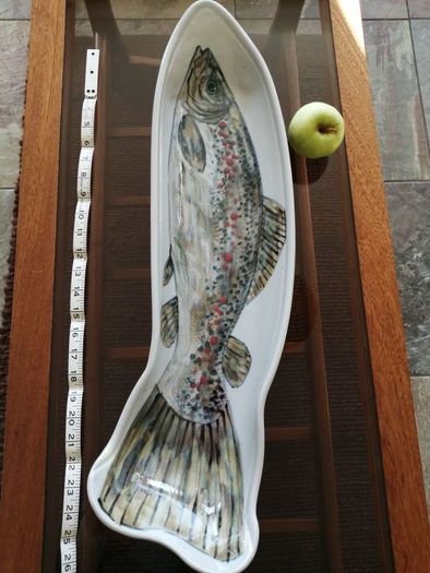 Highland Stoneware Scotland Salmon Dish