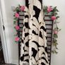 Black and cream patterned long dress summer 10/12 Image 7