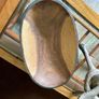 Unique Vintage Wooden African Tribal Art Decor Hand made bowl on Tripod folding Stand Image 6