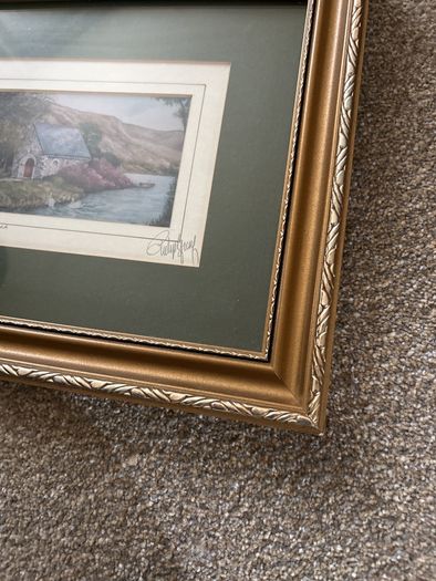 Phillip Gray framed original print of the Gougan Barra Co. Cork