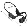 AKZ-G6 Bone Conduction Bluetooth V 5.3 Open Ear Waterproof TF Card LED Display Image 3