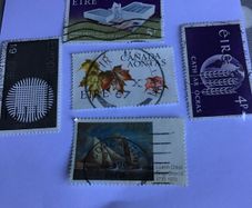 5 Irish stamps
