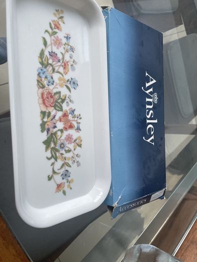 Aynsley sandwich tray Cottage Garden