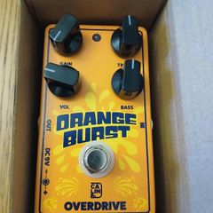 Caline Orange Burst Overdrive Pedal