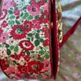 Kate Widson Floral Crossbody Bag with Gold Bow Clasp Image 5